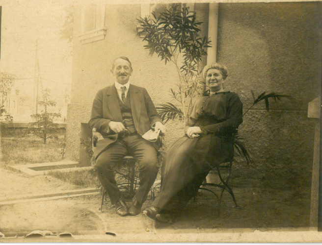 Julius e Bertha Springer. Culmsee, hoje Polônia, prov. 1916
